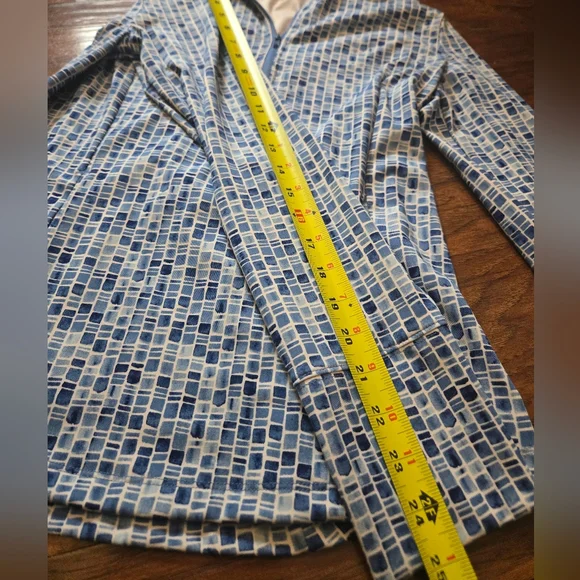 Tommy Bahama Blue 3/4 Zip Everyday Active Activewear Jacket Medium - Picture 8 of 10